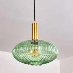 Suspension Paeni Or, Laiton, Noir, 1 lumière