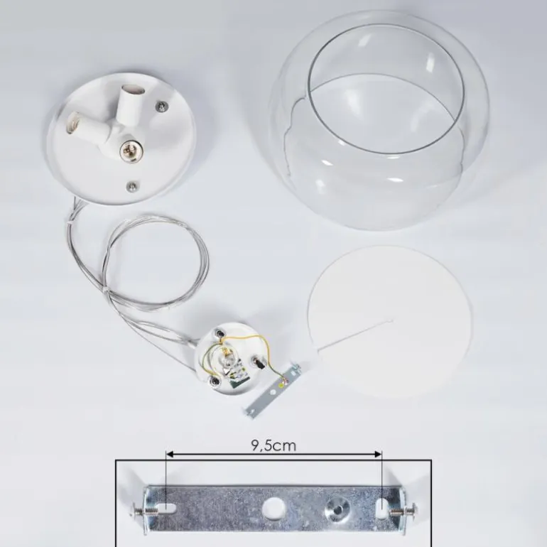 Suspension Palibatz Blanc, 3 lumières