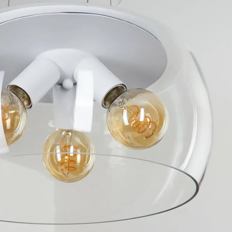 Suspension Palibatz Blanc, 3 lumières