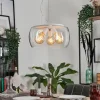 Suspension Palibatz Blanc, 3 lumières
