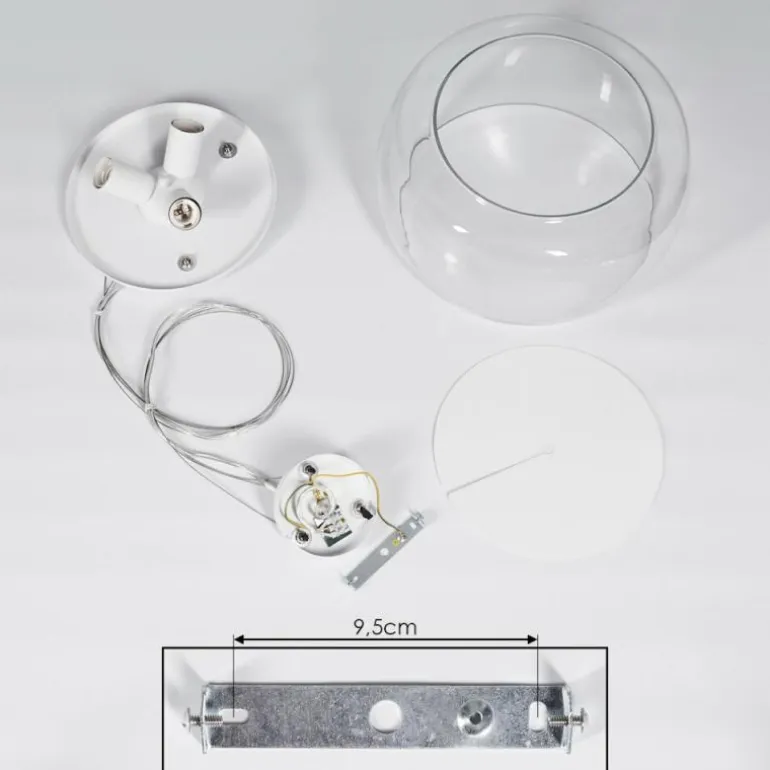 Suspension Palibatz Blanc, 3 lumières