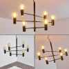 Suspension Pamunkey Noir, 6 lumières