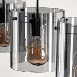 Suspension Parane Fumé, 4 lumières