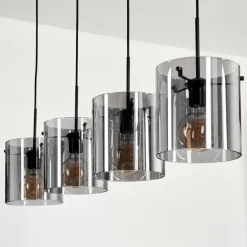 Suspension Parane Fumé, 4 lumières