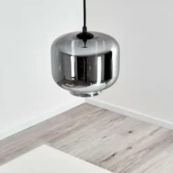 Suspension Patterson Noir, 1 lumière