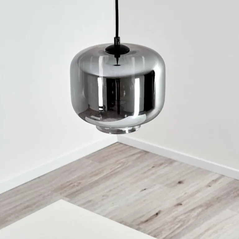Suspension Patterson Noir, 1 lumière