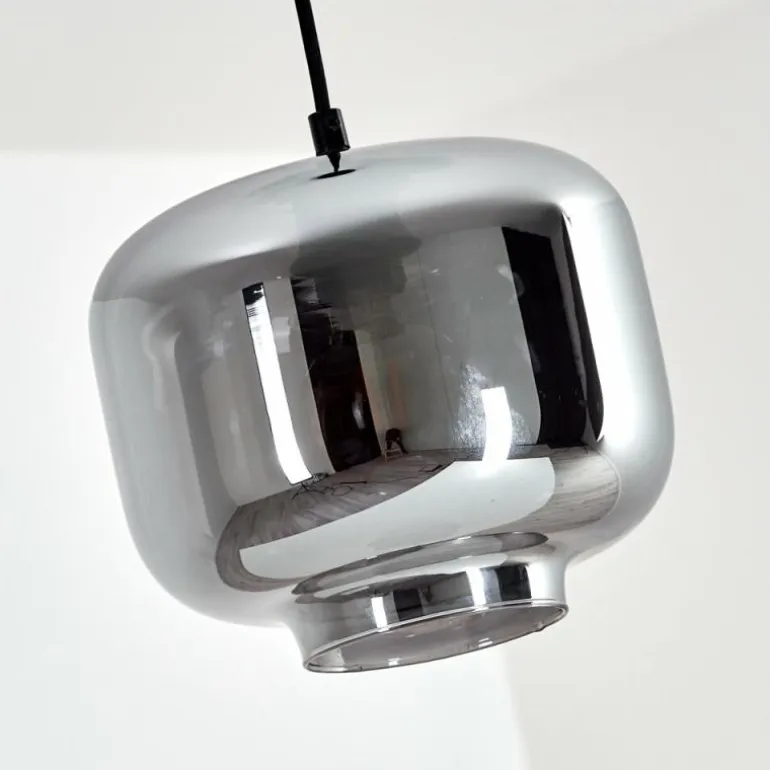 Suspension Patterson Noir, 1 lumière