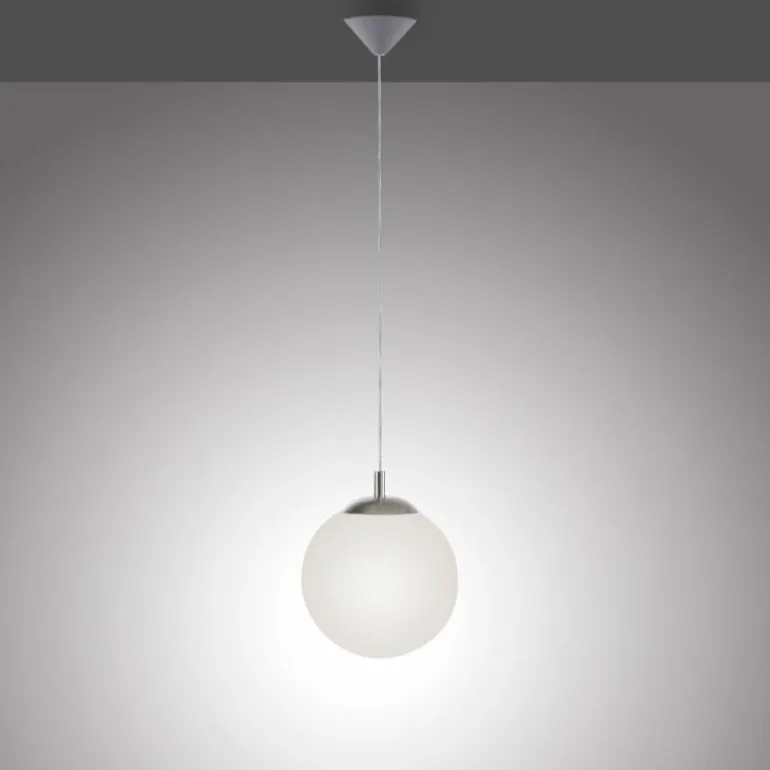 Suspension Paul Neuhaus BOLO Argenté, 1 lumière