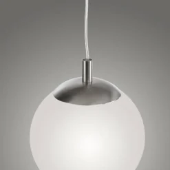 Suspension Paul Neuhaus BOLO Argenté, 1 lumière