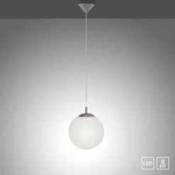 Suspension Paul Neuhaus BOLO Argenté, 1 lumière