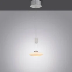 Suspension Paul Neuhaus LAUTADA LED Acier brossé, 1 lumière