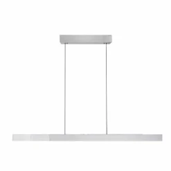Suspension Paul Neuhaus PURE-MOTO-RISE LED Argenté, 3 lumières, Télécommandes