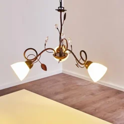 Suspension Peccia Rouille, 3 lumières