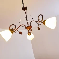 Suspension Peccia Rouille, 3 lumières