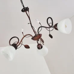Suspension Peccia Rouille, 3 lumières