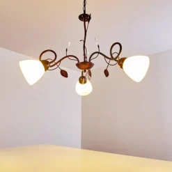 Suspension Peccia Rouille, 3 lumières