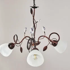 Suspension Peccia Rouille, 3 lumières