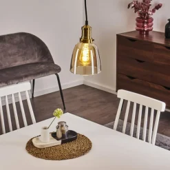 Suspension Pilesi Laiton, 1 lumière