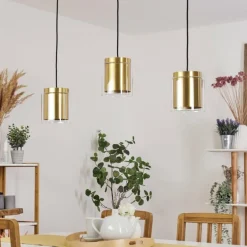 Suspension Pimeirol Noir, 3 lumières