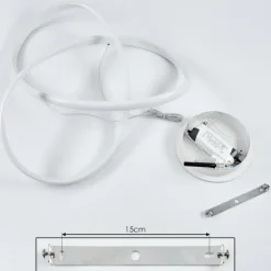 Suspension Pitasch LED Blanc, 1 lumière