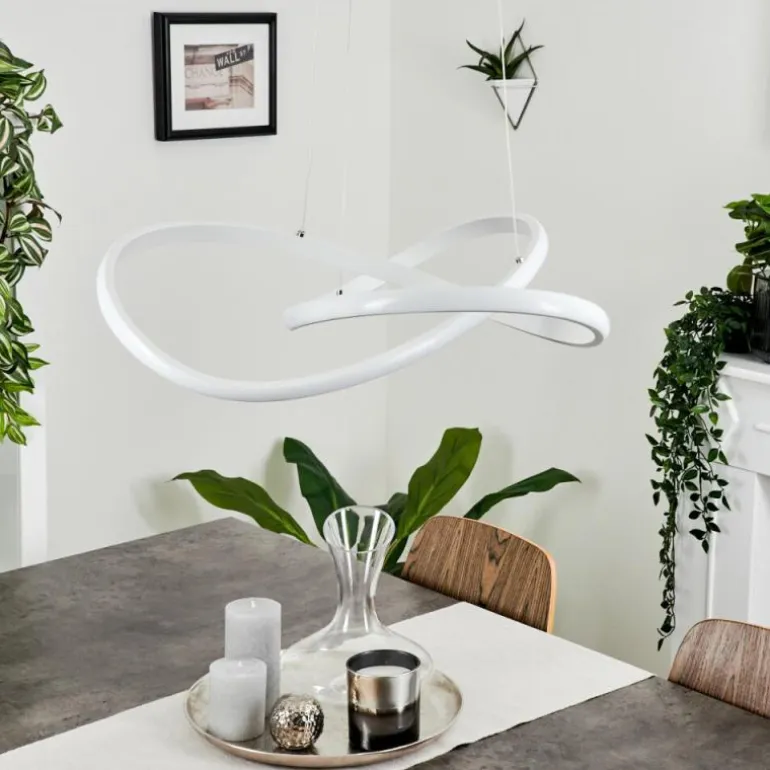 Suspension Pitasch LED Blanc, 1 lumière