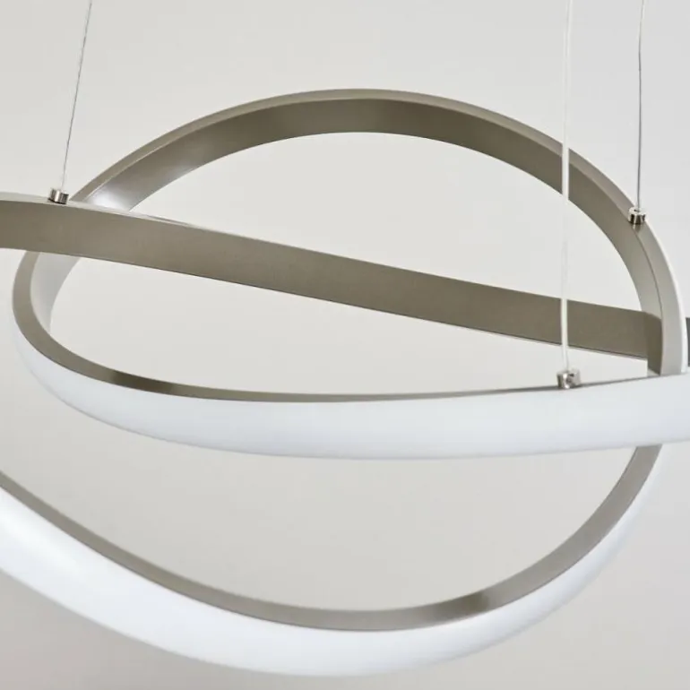 Suspension Pitasch LED Nickel mat, 1 lumière