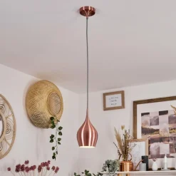 Suspension Polvero Cuivre, 1 lumière