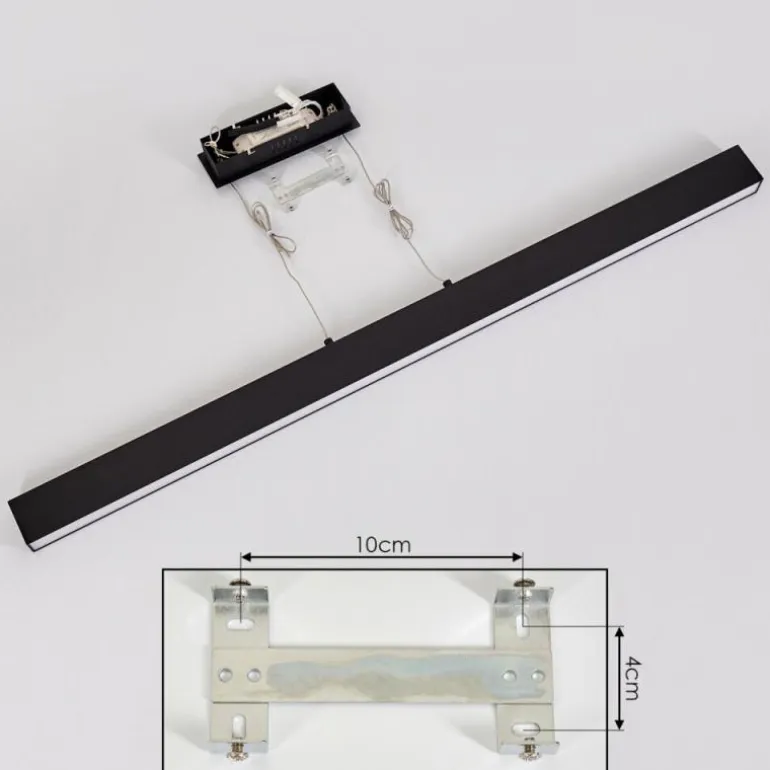 Suspension Poroporo LED Noir, 1 lumière