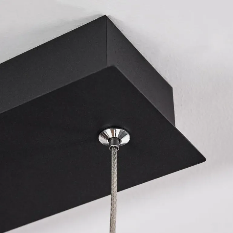 Suspension Poroporo LED Noir, 1 lumière