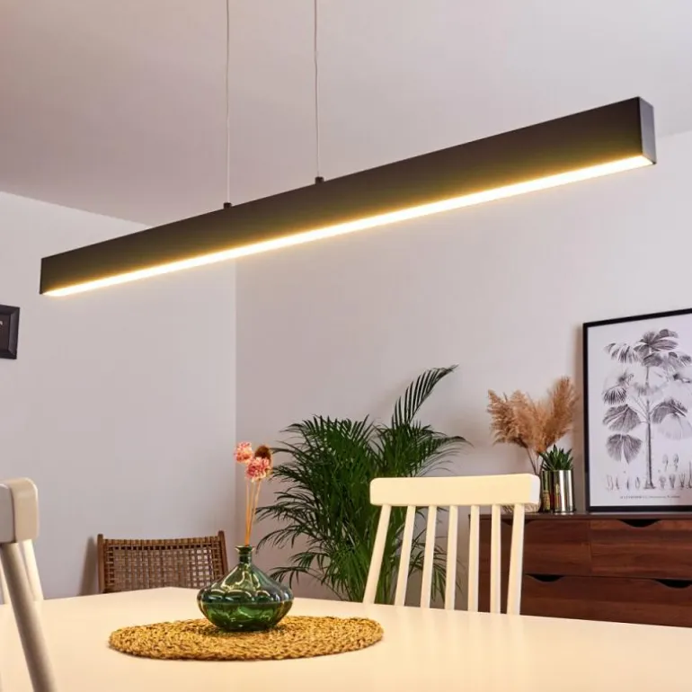 Suspension Poroporo LED Noir, 1 lumière