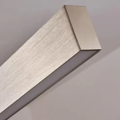 Suspension Poroporo LED Nickel mat, 1 lumière