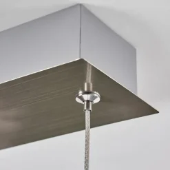 Suspension Poroporo LED Nickel mat, 1 lumière