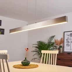 Suspension Poroporo LED Nickel mat, 1 lumière