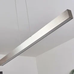 Suspension Poroporo LED Nickel mat, 1 lumière