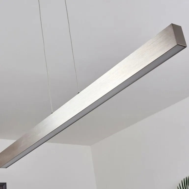 Suspension Poroporo LED Nickel mat, 1 lumière