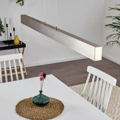 Suspension Poroporo LED Nickel mat, 1 lumière