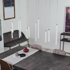 Suspension Porquera LED Blanc, 11 lumières