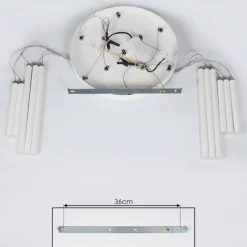 Suspension Porquera LED Blanc, 11 lumières