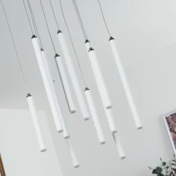 Suspension Porquera LED Blanc, 11 lumières
