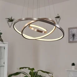 Suspension Preci LED Nickel mat, 1 lumière
