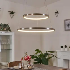 Suspension Preci LED Nickel mat, 1 lumière
