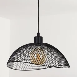 Suspension Pucara Noir, 1 lumière
