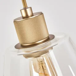 Suspension Puestito Bronze, Or, 3 lumières