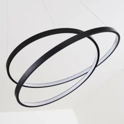 Suspension Pura LED Noir, 1 lumière