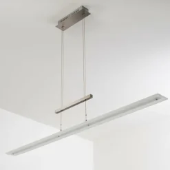 Suspension Ramsele LED Chrome, Nickel mat, 7 lumières