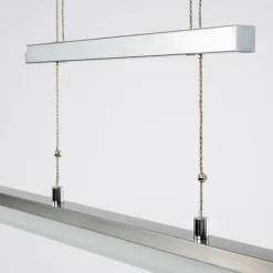 Suspension Ramsele LED Chrome, Nickel mat, 7 lumières