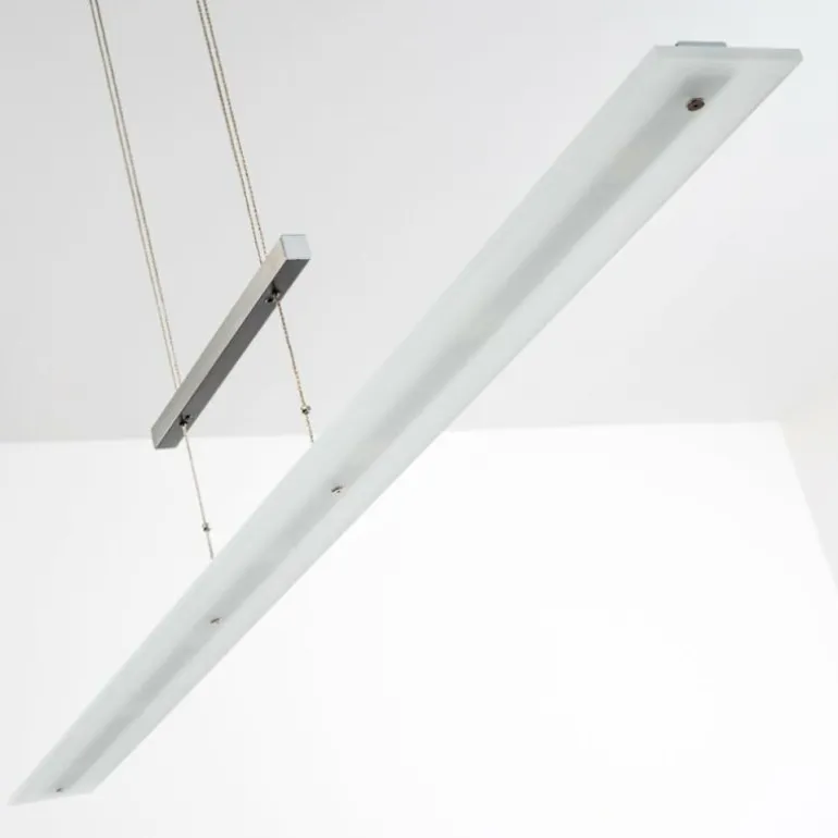 Suspension Ramsele LED Chrome, Nickel mat, 7 lumières
