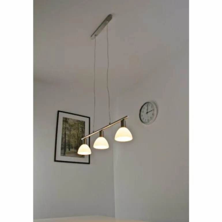 Suspension Reality DALLAS nickel Nickel mat, 3 lumières