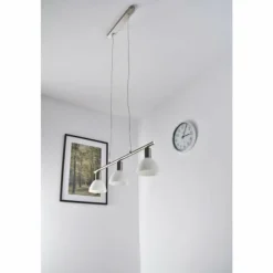Suspension Reality DALLAS nickel Nickel mat, 3 lumières