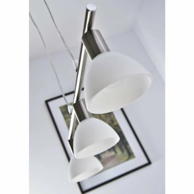 Suspension Reality DALLAS nickel Nickel mat, 3 lumières